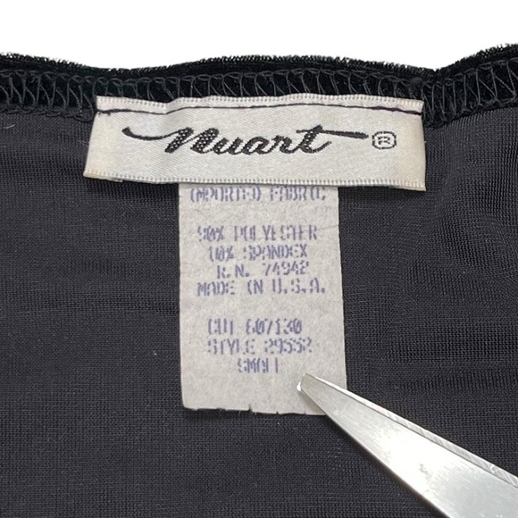 Vintage 90’s Y2K Black Velvet Single Button Whimsigoth Witchy Cardigan Sz. Small - Picture 6 of 8